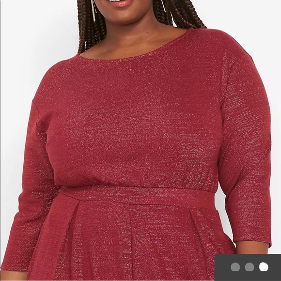 Boat neck Sparkle Jumpsuit - Picture 3 of 4